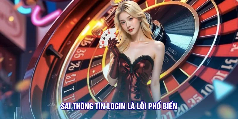 Sai thông tin login là lỗi phổ biến